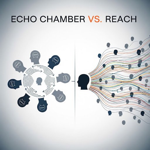 echo chamber vs reach